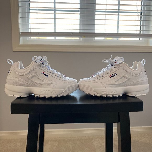 Fila Disruptor 2 Premium Athletic Shoe - White - Picture 7 of 7